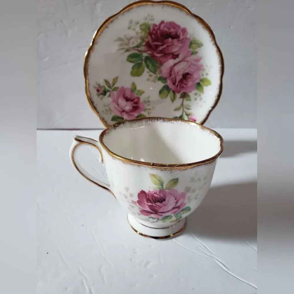 Royal Albert American Crown China Cup & Saucer